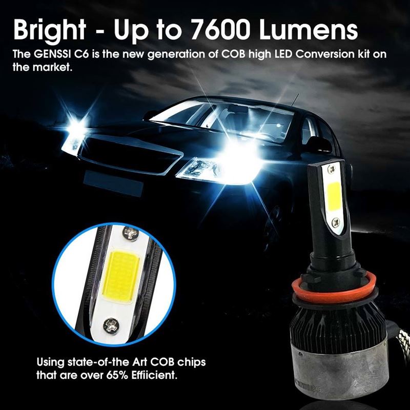 5202 C6 LED KIT – Dual Sided 7600 Lumen LED Conversion Kit - Image 5