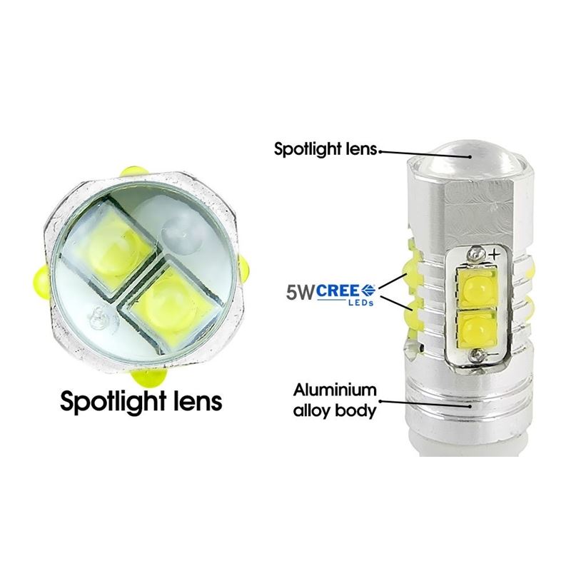 194 168 W5W T10 LED Bulbs 50W Projector (2 Pack) - Image 10