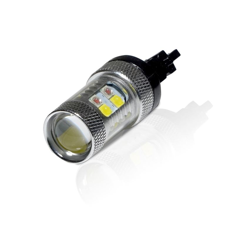 3157 3057 4157 3156 LED Tail Light Switch-Back Amber White Bulbs (2 Pack) - Image 2