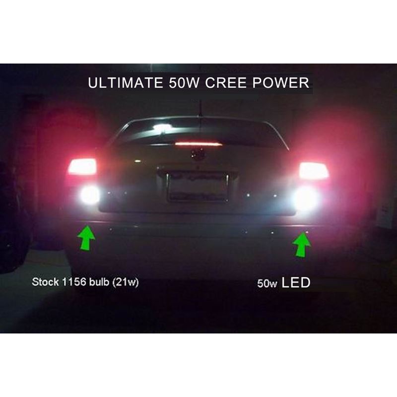 194 168 W5W T10 LED Bulbs 50W Projector (2 Pack) - Image 2