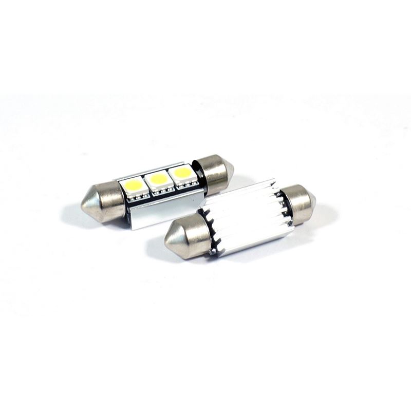 36mm 3423 3425 6411 6418 6423 6461 DE3425 CANBUS Festoon LED Bulbs (2 Pack) - Image 6