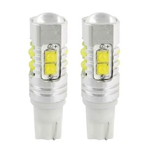 194 168 W5W T10 LED Bulbs 50W Projector (2 Pack)