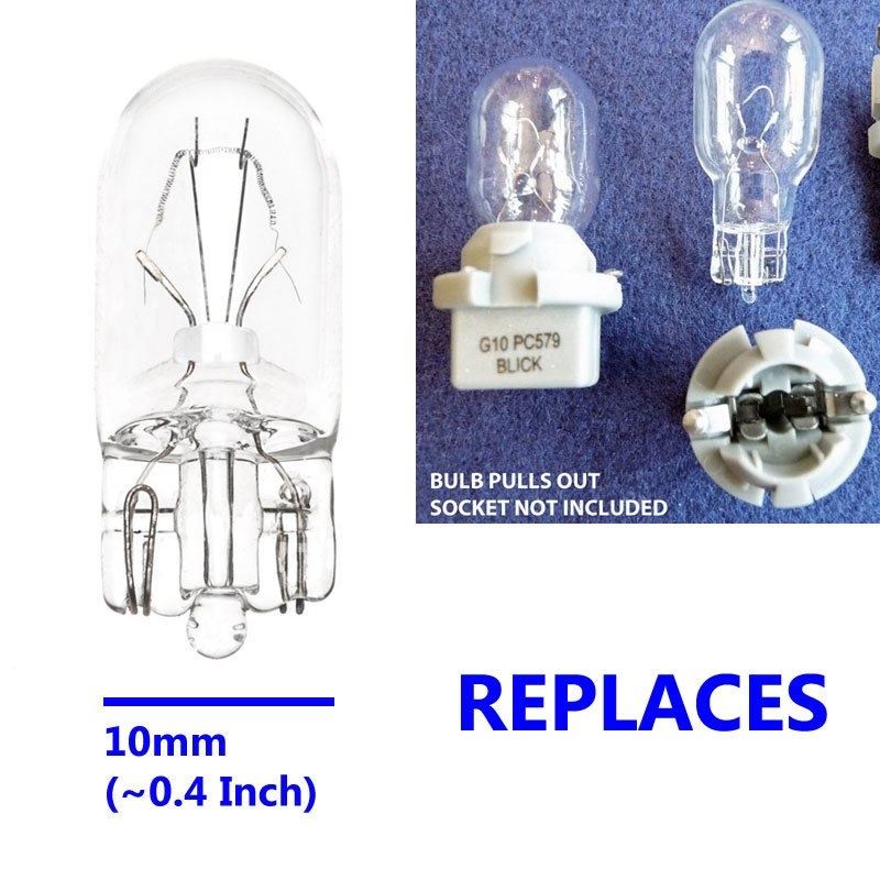 194 168 W5W T10 LED Bulbs 5 SMD 360 (2 Pack) - Image 4