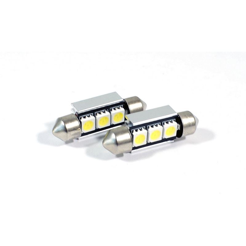 36mm 3423 3425 6411 6418 6423 6461 DE3425 CANBUS Festoon LED Bulbs (2 Pack) - Image 5