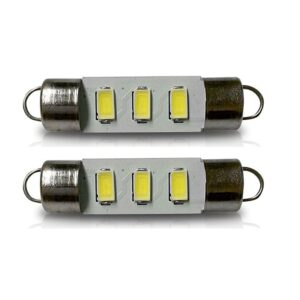 212 211-2 212-2 Festoon LED Dome Map Interior Light bulbs (2 Pack)