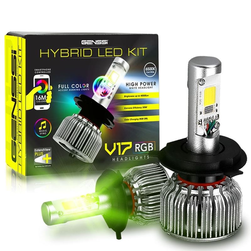 5202 V17 2-IN-1 RGB Color Shifting Demon Eye + V17 Turbo LED Conversion Kit - Image 2